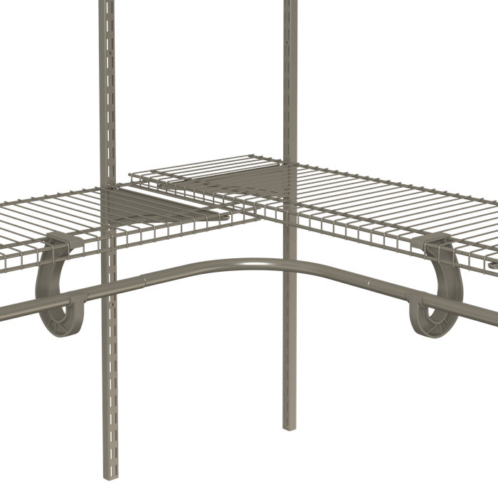 ClosetMaid Corner Closet Rod Wayfair